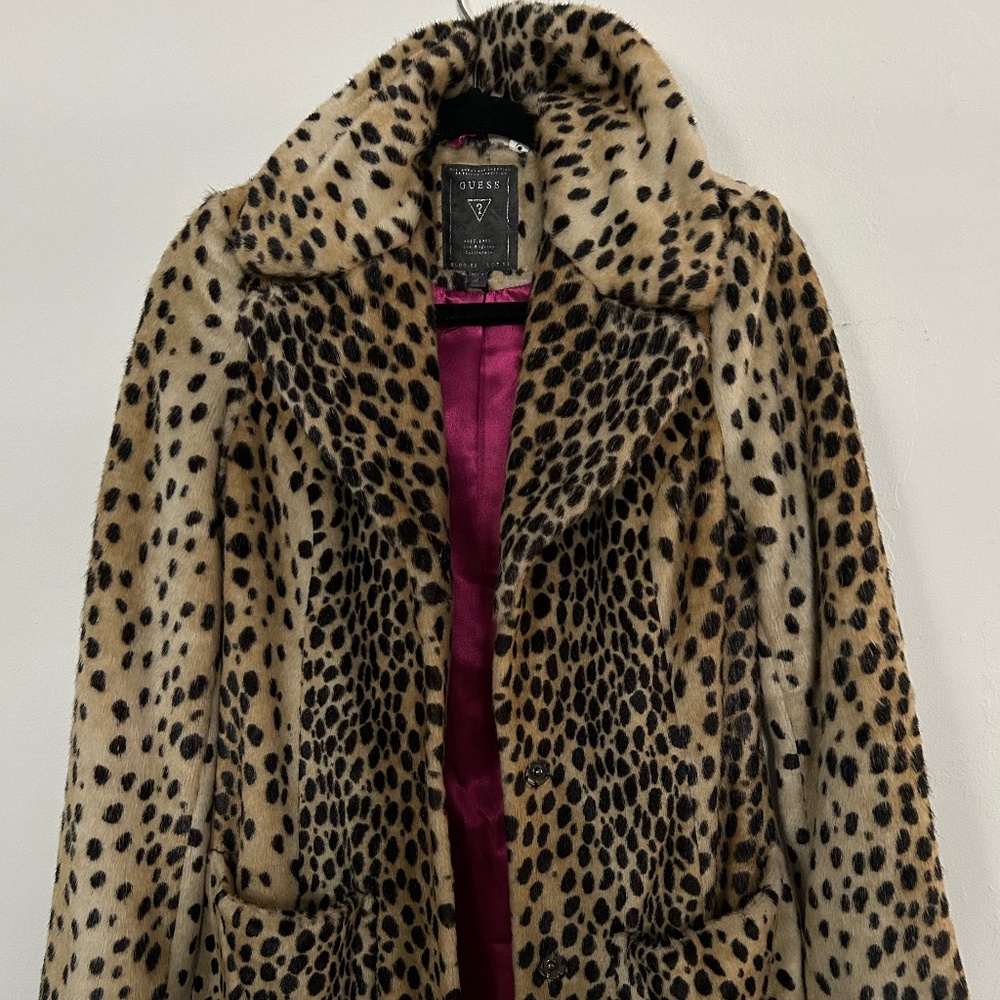 Leopard Print Coat - image 1